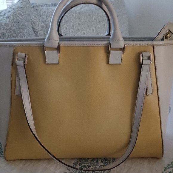 Antonio Melani two tone leather shoulder bag - Picture 4 of 16